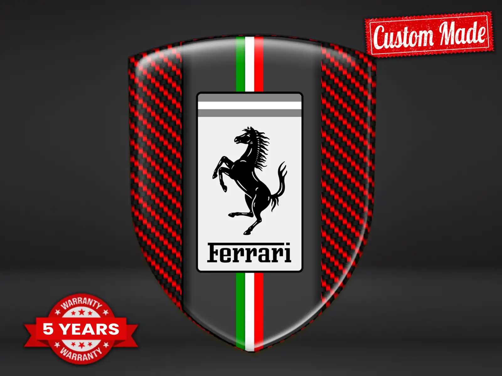 Ferrari Pegatinas Traseras Camiones Estilo Edición Lujo
